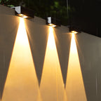 4-Pack Outdoor Solar Powered Deck Lights Wall Lamp-4