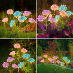 2Pcs Solar Hydrangea Pathway Light-0
