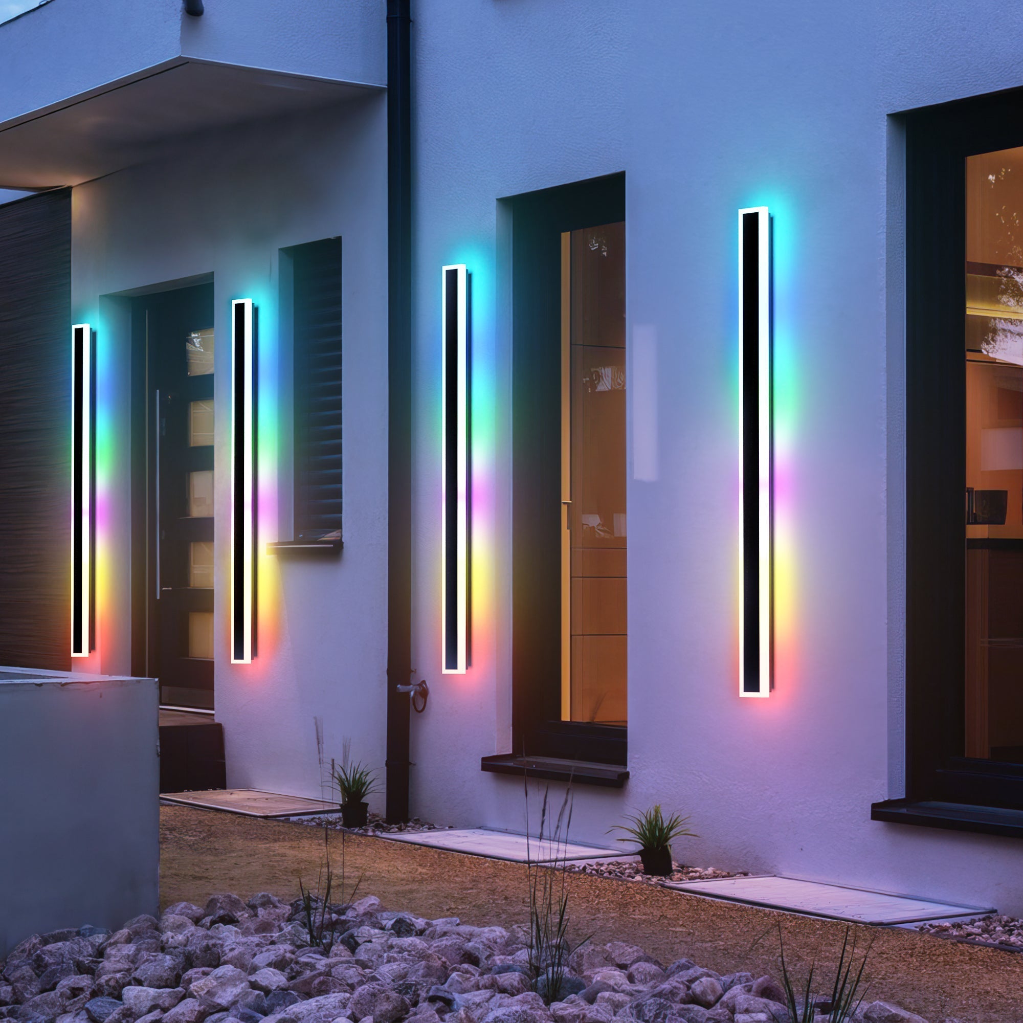 2 Pcs Outdoor Long Wall Light-2